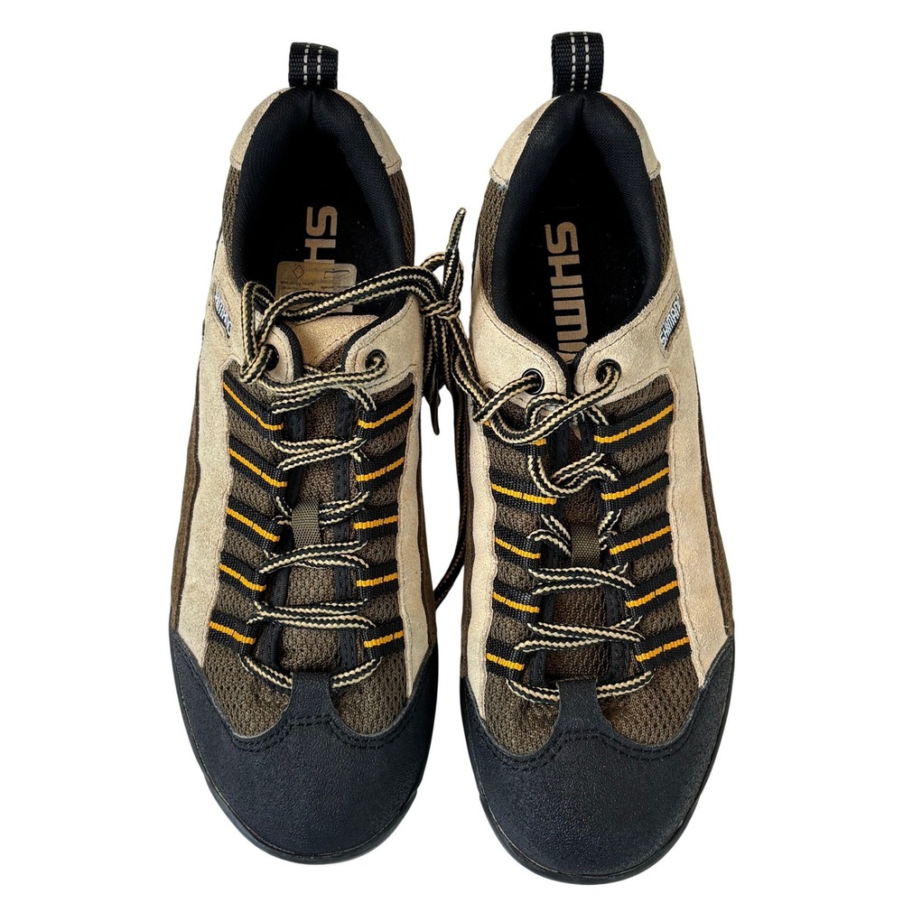 Shimano SH-M033 Mountain Bike Shoes Brown Mens 7 SPD Cleats Lace Up MTB